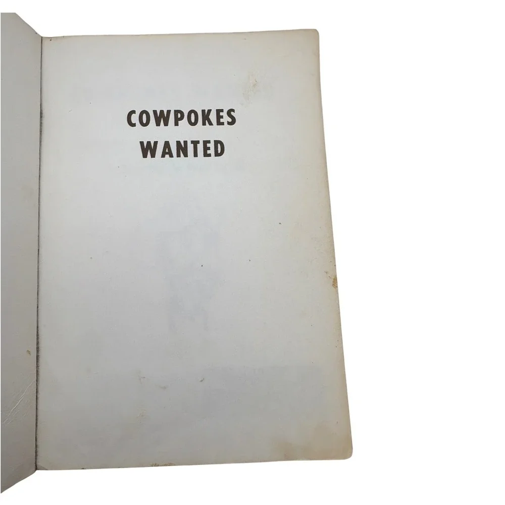 Ace Reid Cowpokes Wanted Vintage 1964 Western‎ Cartoon Book Fred Gipson Intro